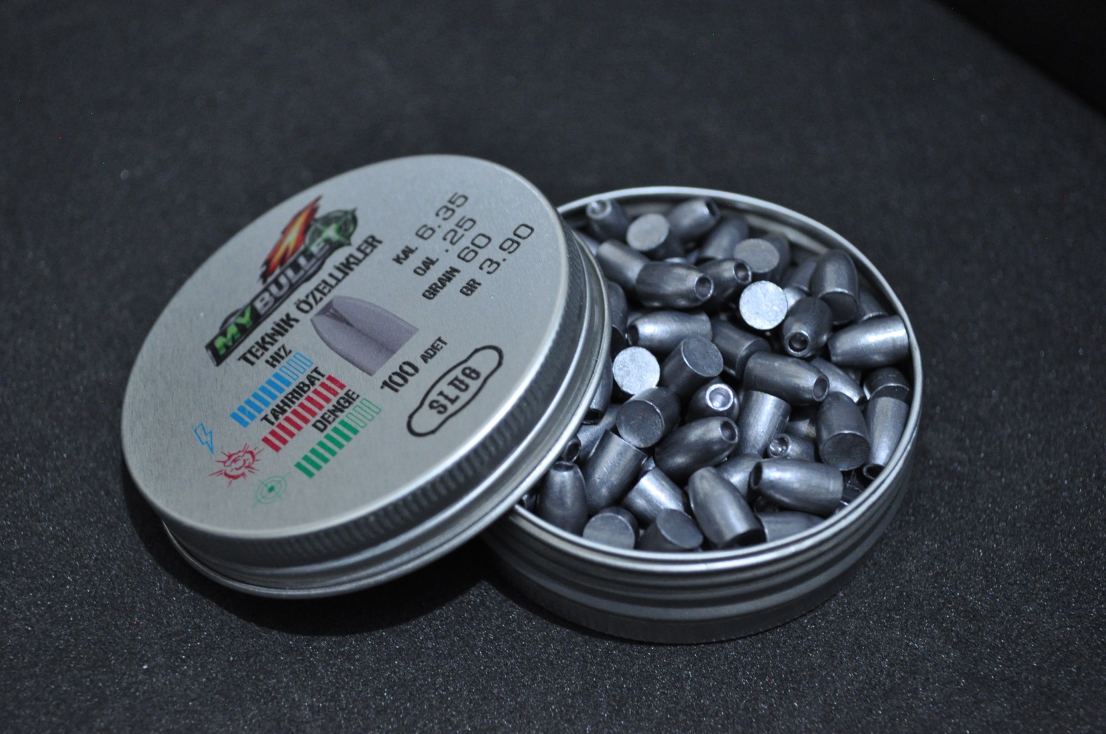 My Bullet 6.35mm 60 Grain Slug Havalı Tüfek Mermisi